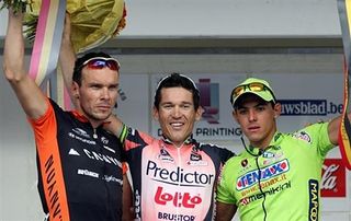 Robbie McEwen (Predictor - Lotto) won the race four times already