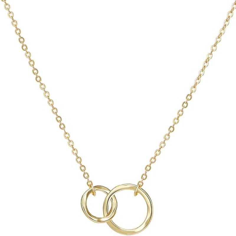 Amazon, interlocking rings necklace