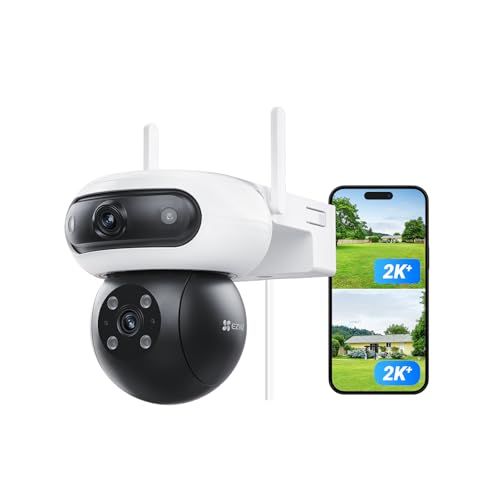 C90 4MP Dual-Lens Wired Outdoor Security Camera