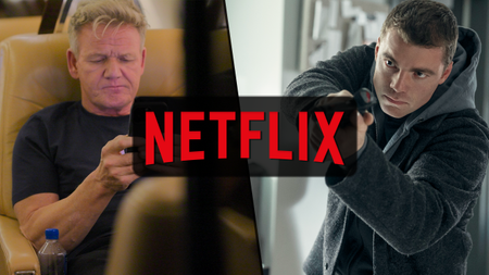 (L-R) Gordon Ramsay in "Being Gordon Ramsay"; Gabriel Basso in "The Night Agent" season 3.