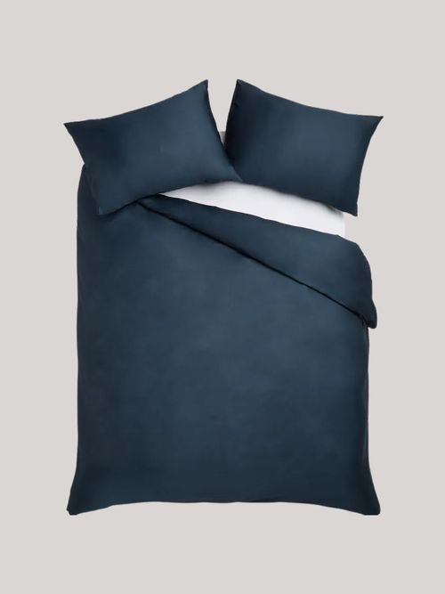 Egyptian Cotton Sateen Luxury Duvet Cover and Pillowcase Set
