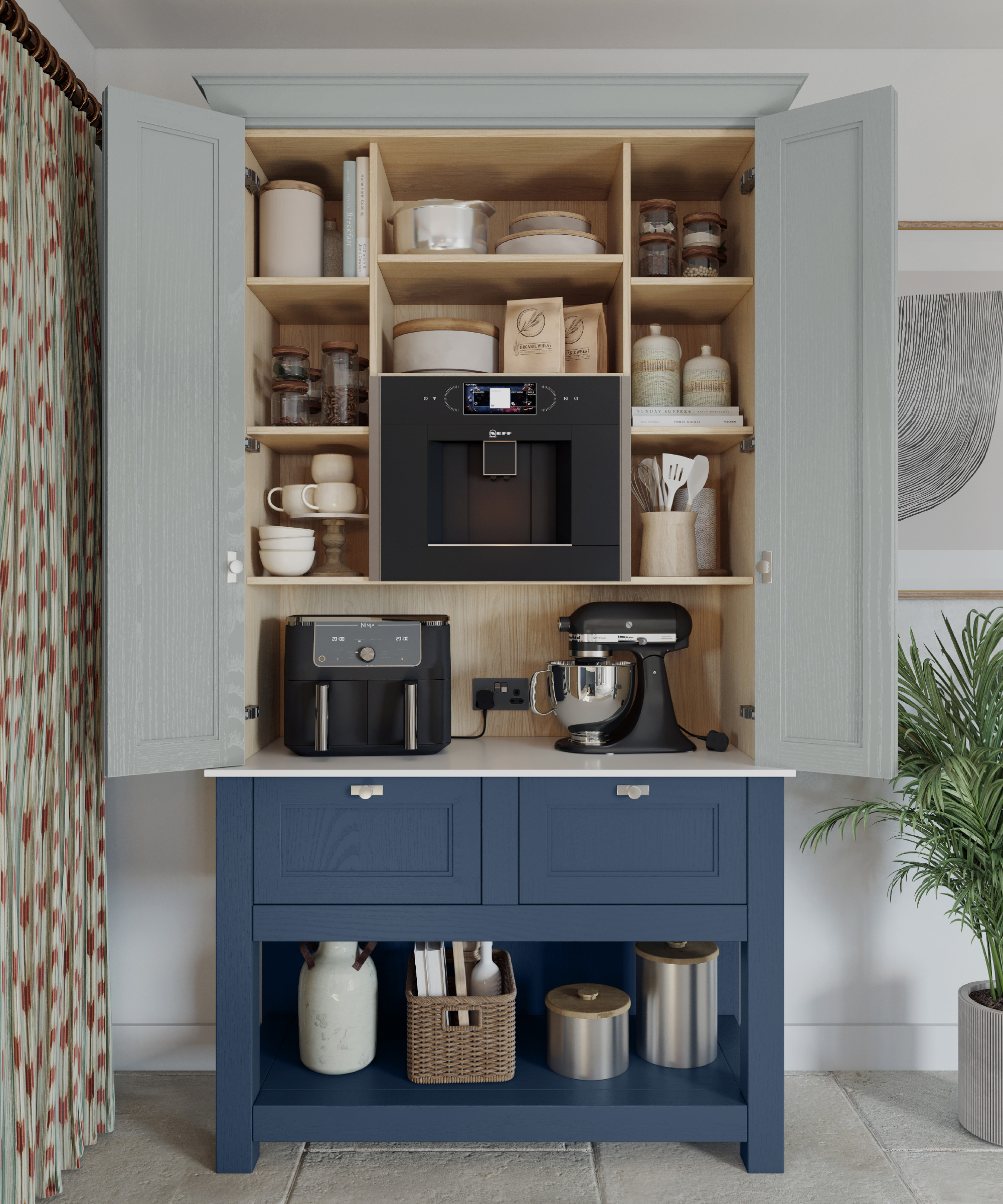 breakfast pantry unit