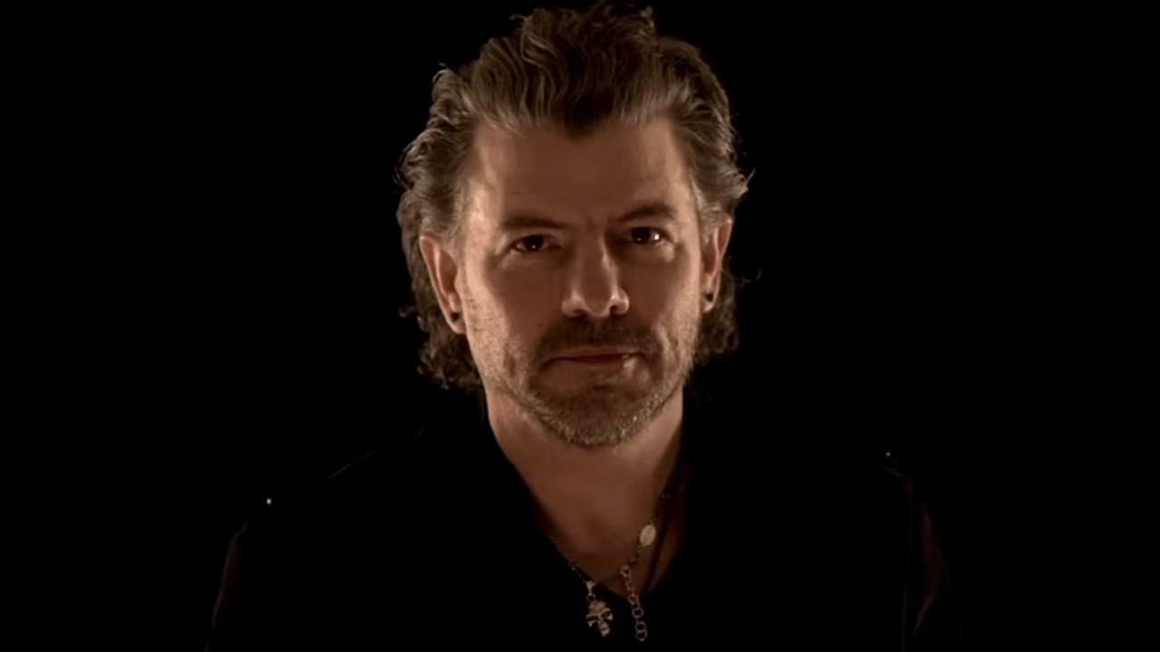 Will Turpin in close up, with a black back ground in the Collective Soul documentary