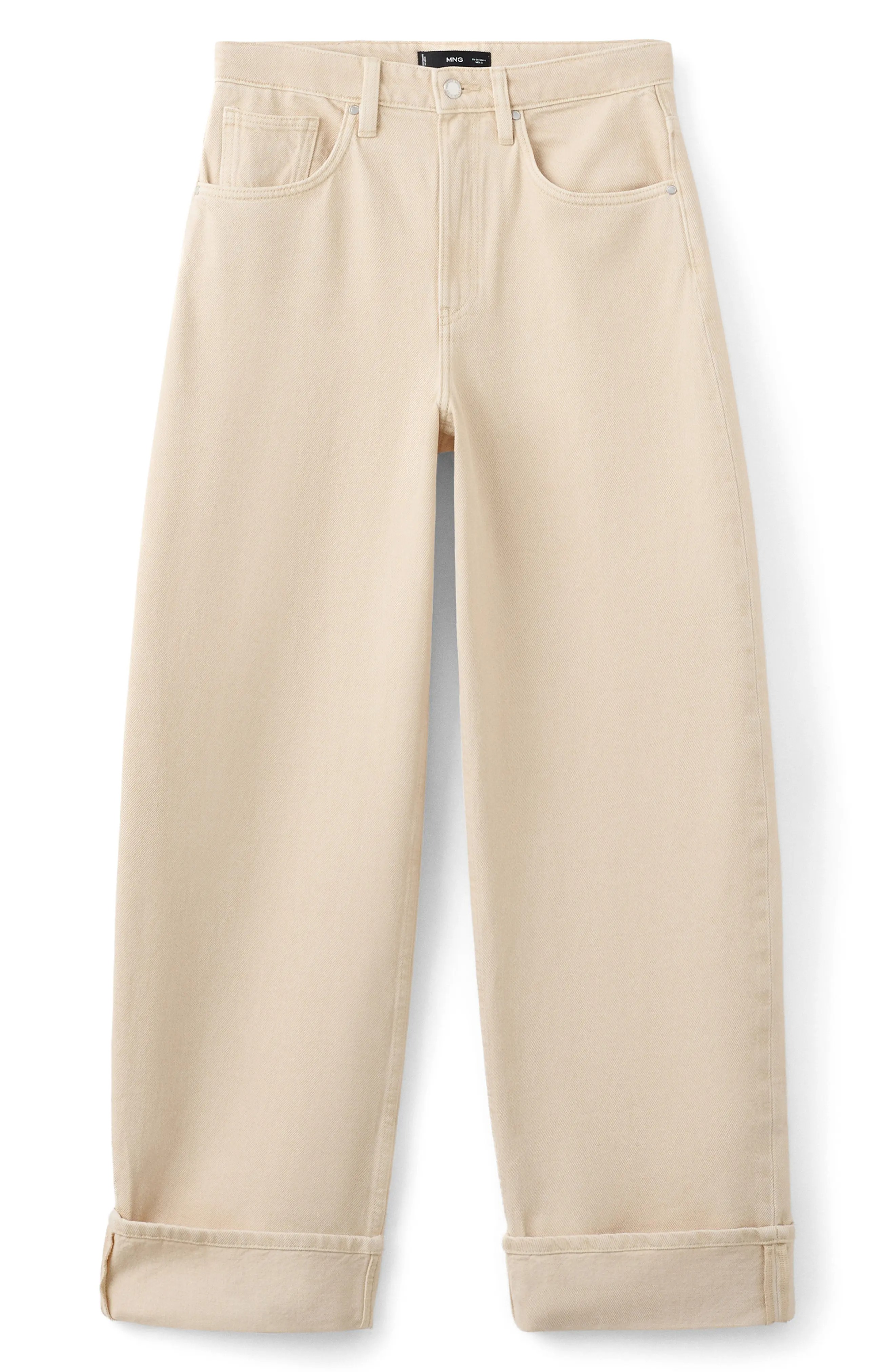MANGO, Cuffed Balloon Jeans