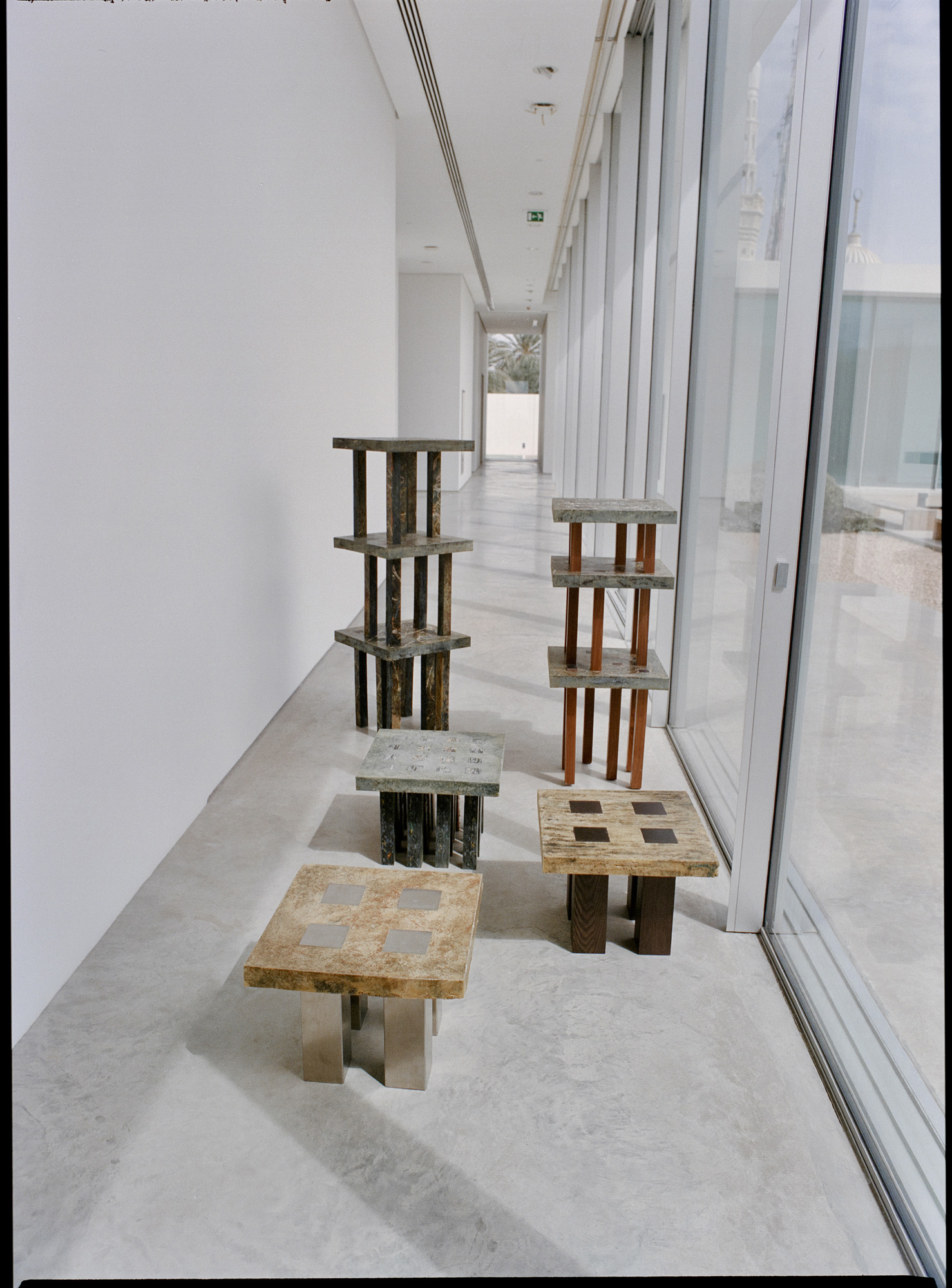 Talin Hazbar in her studio in Sharjah