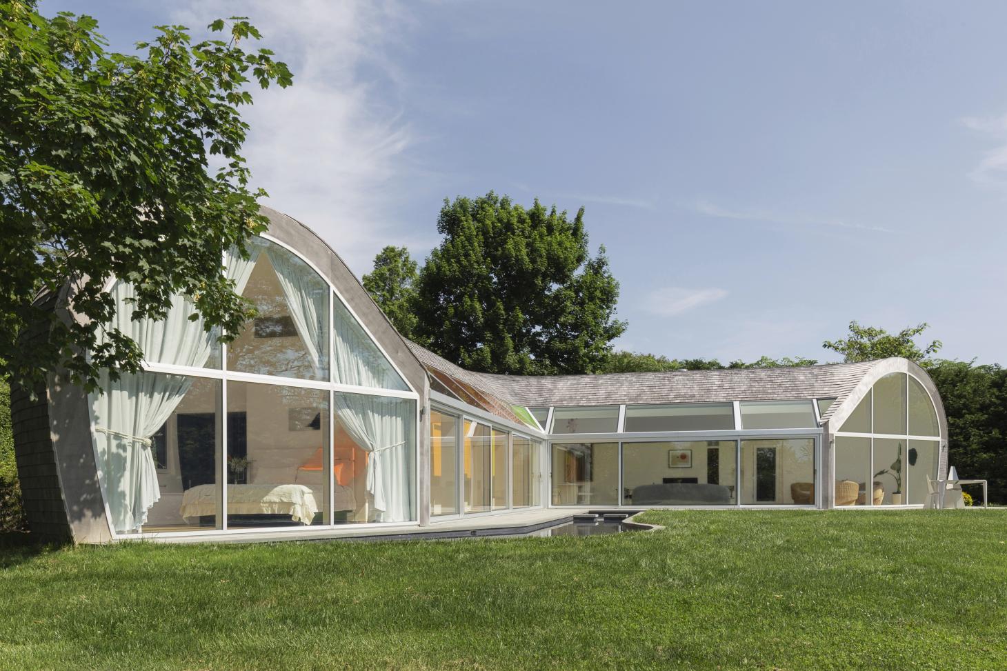 house with open lawn