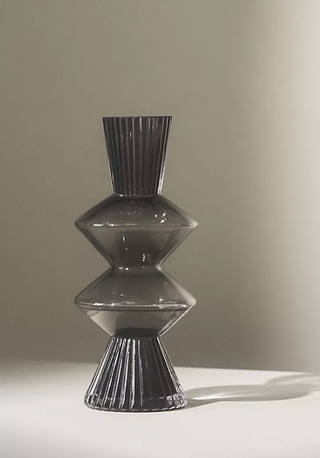 Geometric glass vase from Anthropologie