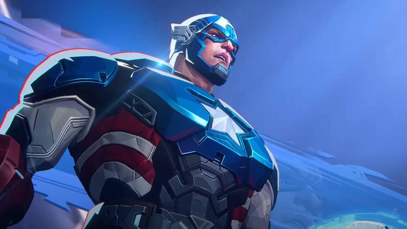 Captain America from one of the best free games, Marvel Rivals