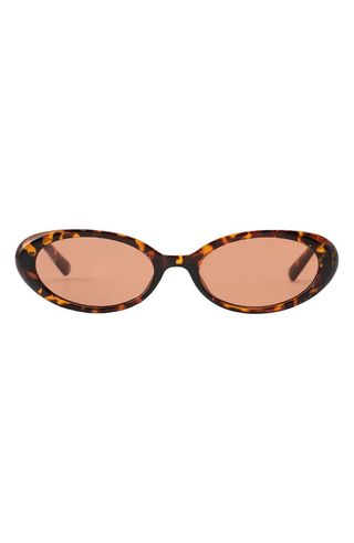 Taya 53 mm polarisierte ovale Sonnenbrille