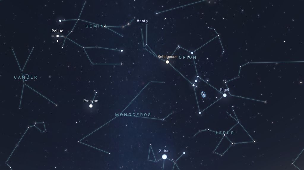 Pollux, the brighter twin star of Gemini | Space