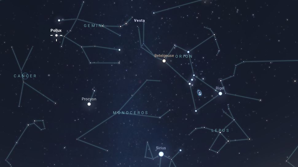 Pollux, The Brighter Twin Star Of Gemini 