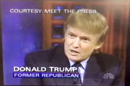 Donald Trump on Meet the Press in 1999
