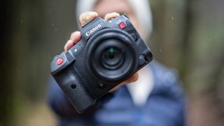 The Canon EOS R5 C is an R5 on steroids, with internal 12-bit 8K 60p, Dual Base ISO and "no limitations on shooting"