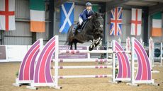 winter children on horses championship