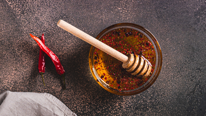 Hot honey with two chillis