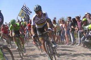 Peter Sagan rode an aggressive Paris-Roubaix.