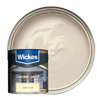 Classic cream garden paint tin