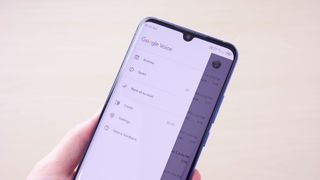 Google Voice menu