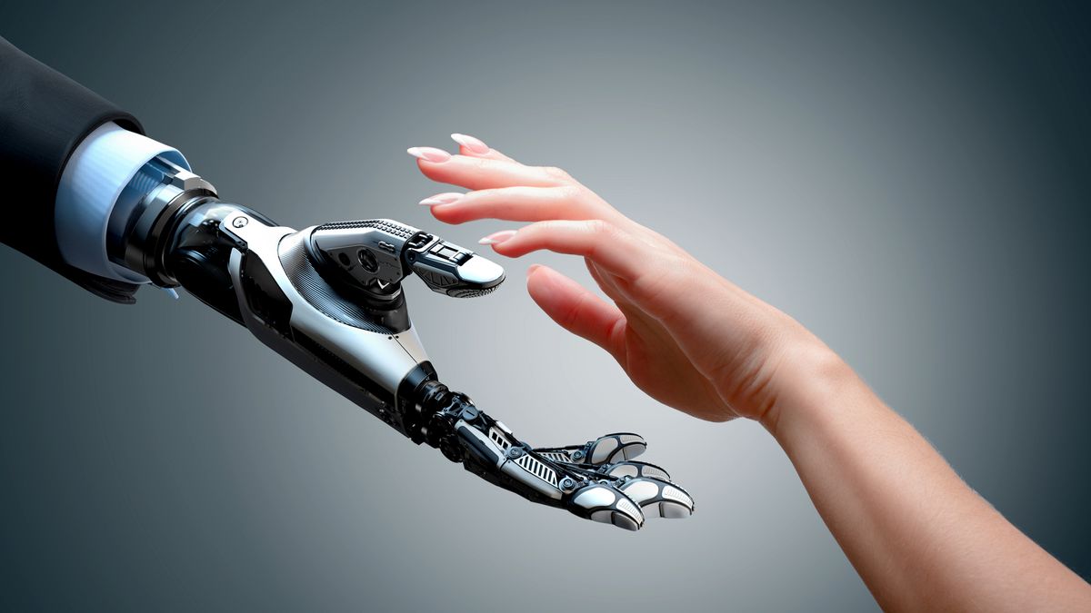 robotic hand meets human hand 