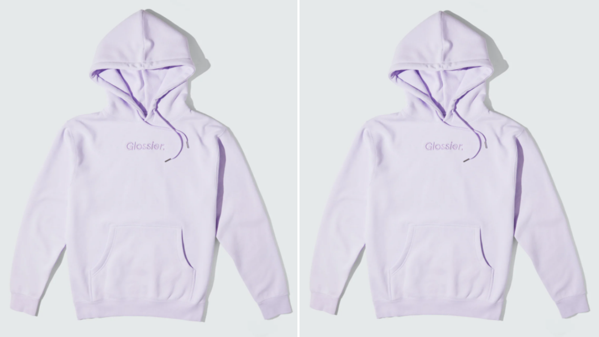 Say 👋 to the new limited edition Embroidered Lavender Hoodie and permanent  (!!) Lavender Balm Dotcom!! 💜 Yours now at glossier.com.