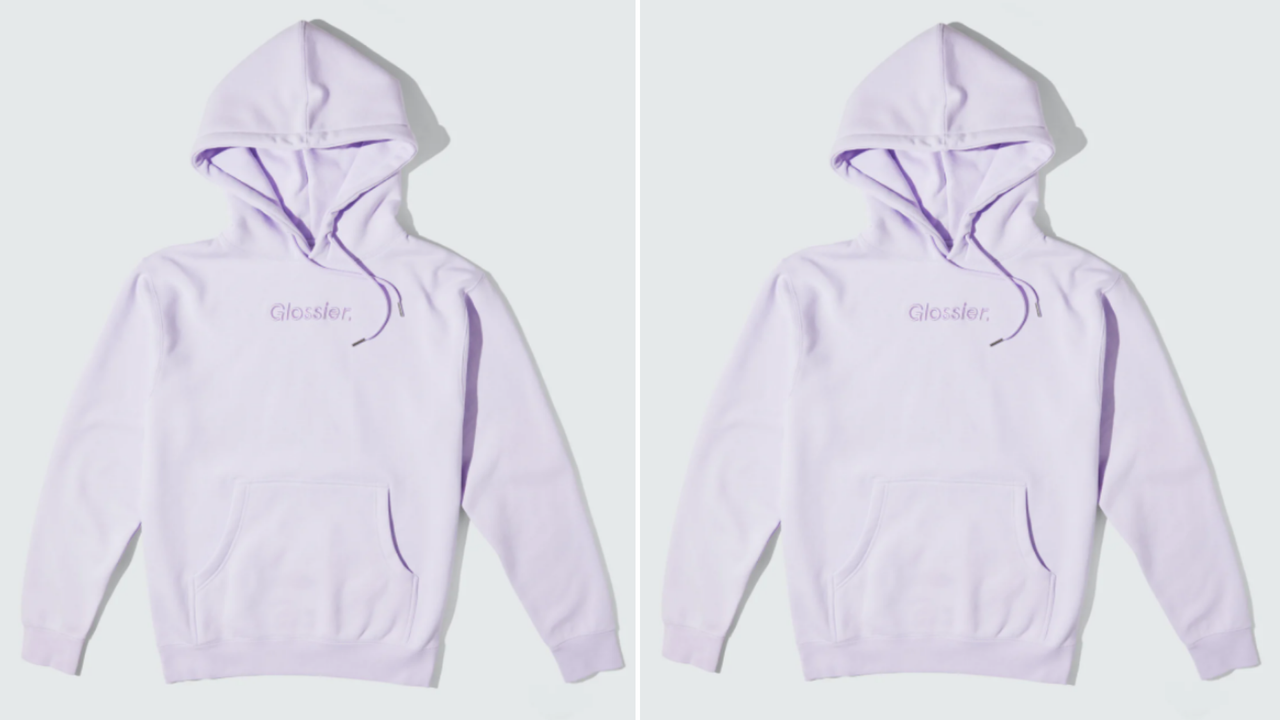 glossier hoodie