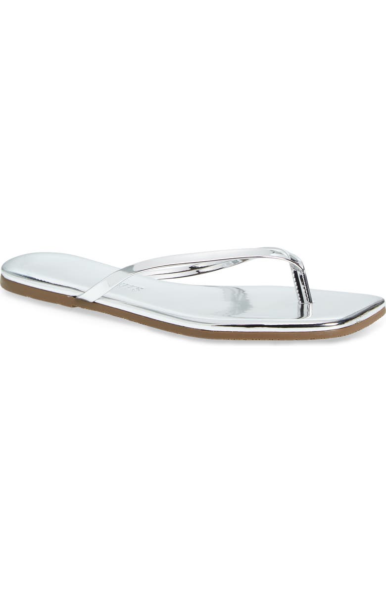 Lily Mirror Square Toe Flip Flop