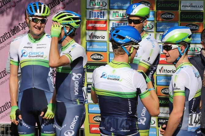 Orica-GreenEdge makes its plan for the stage