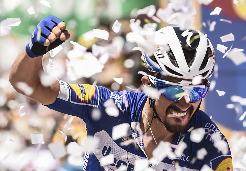 Julian Alaphilippe (Deceuninck-QuickStep) wins stage 5 of Tour Colombia