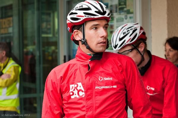 Darren 'Lappers' Lapthorne before stage 3 of the Tour.