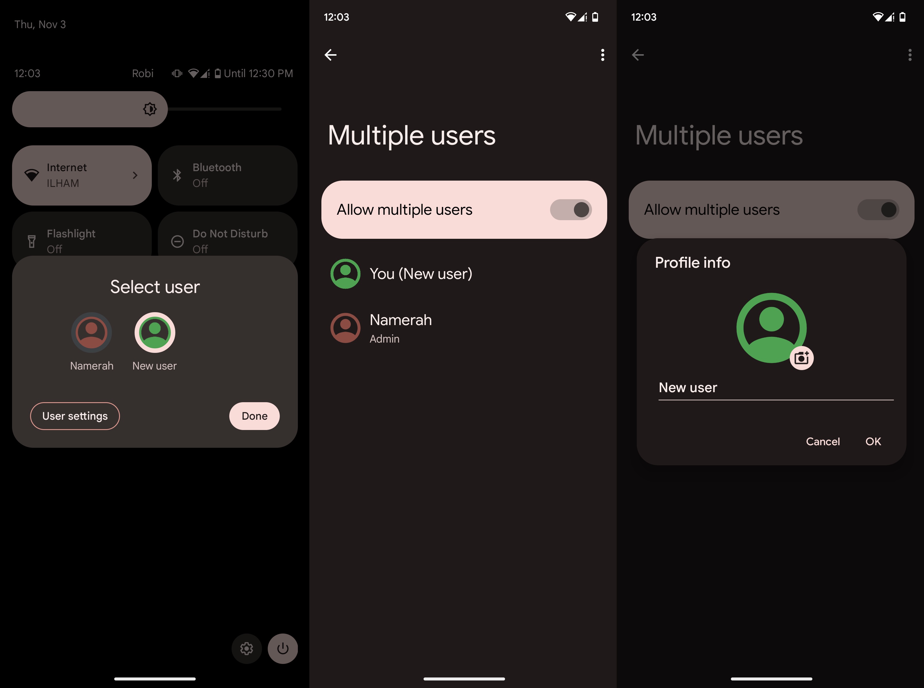 How to add profile icons with Guest Profiles in Android 13