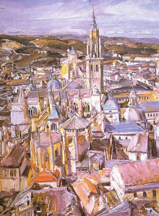 Cathedral, Toledo, by David Bomberg © The estate of David Bomberg, the Bridgeman Art Library (Photography © Hazel Vint Photographer)