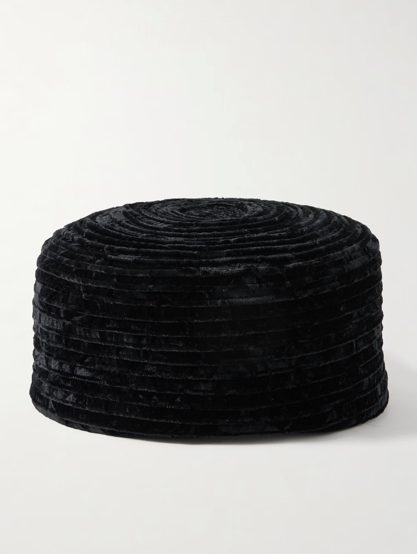 Gigi Burris, Lauren Silk-Blend Velvet Pillbox Hat
