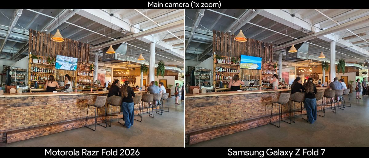 Comparing camera quality between the Motorola Razr Fold 2026 and Samsung Galaxy Z Fold 7