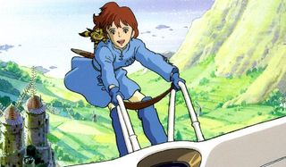 Nausicaa of the Valley of the Wind Nausicaa sailing on her aircraft