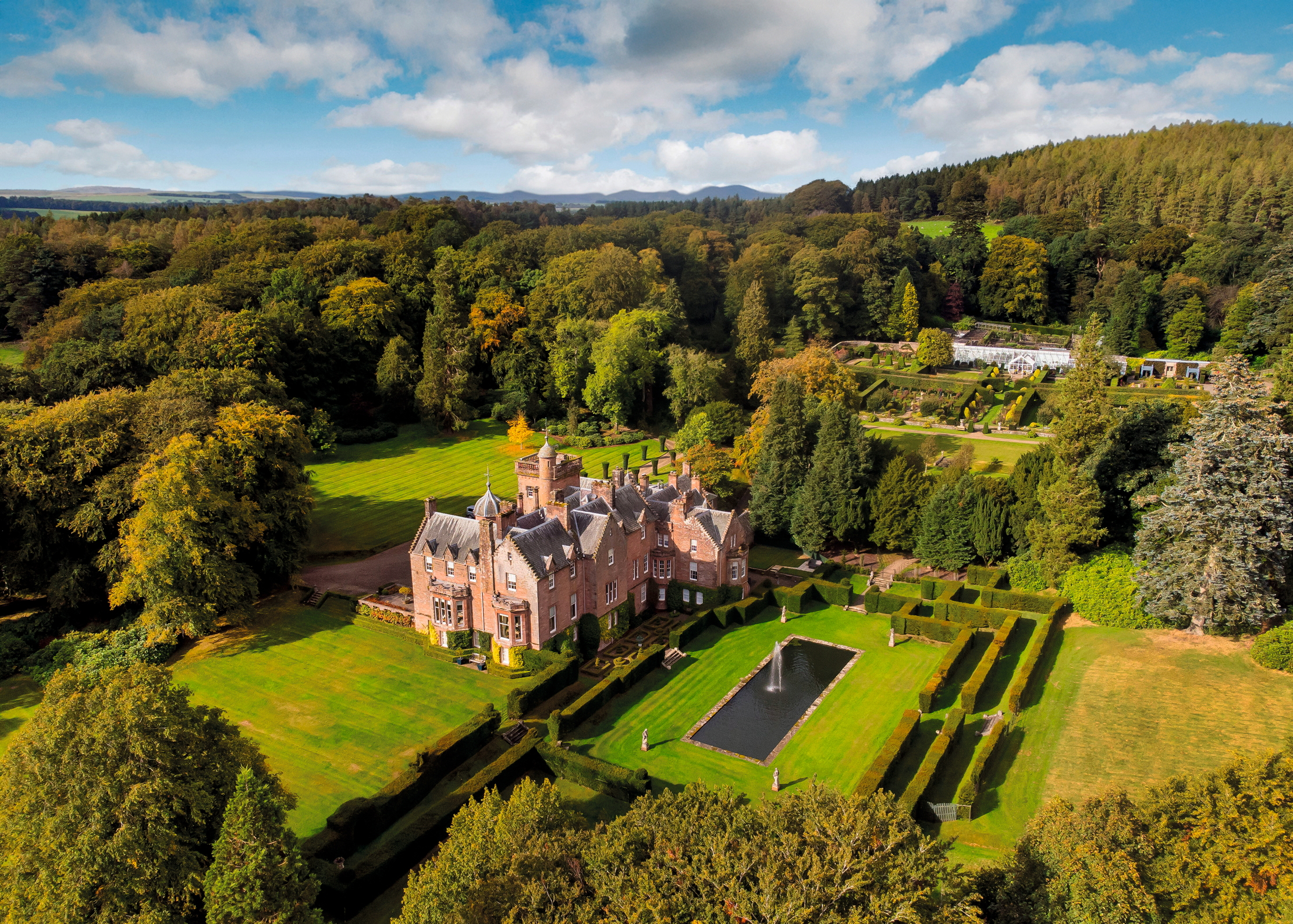The glorious portmore estate in Scotland