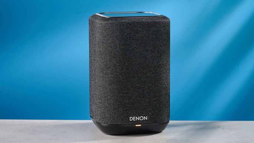 A Denon Home 150 smart speaker