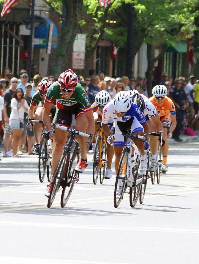But this train did not make the station as Erica Allar (Colavita-Fine Cooking) wins the sprint.