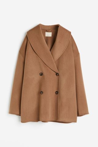 Oversized Wool-Blend Coat