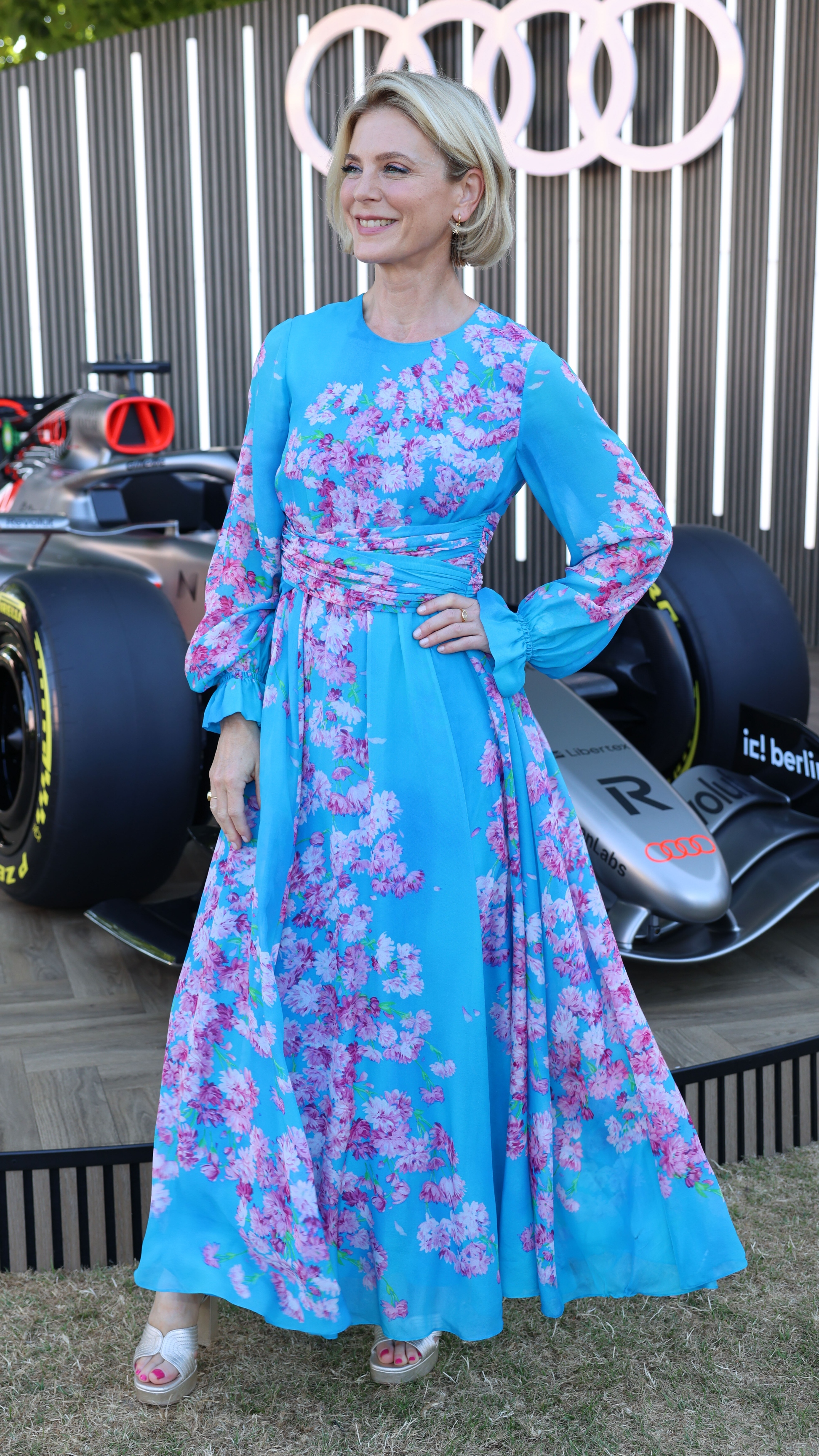 Emilia Fox joins Audi at the Henley Festival 2026 on July 11, 2026 in Henley-on-Thames
