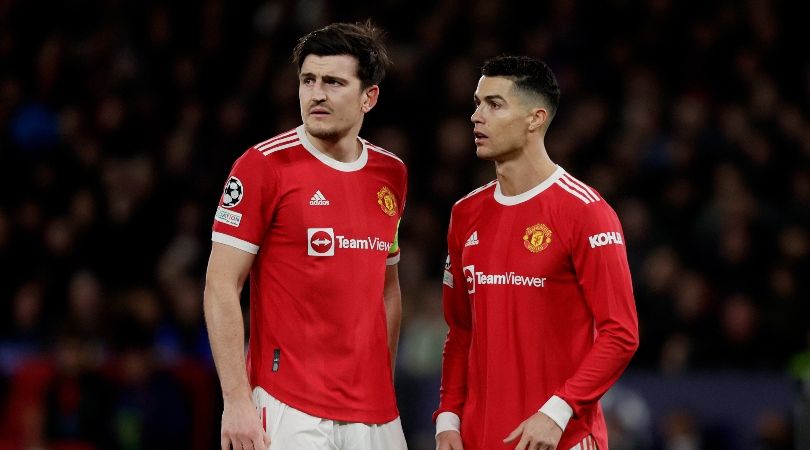 Manchester United captain Harry Maguire and Cristiano Ronaldo