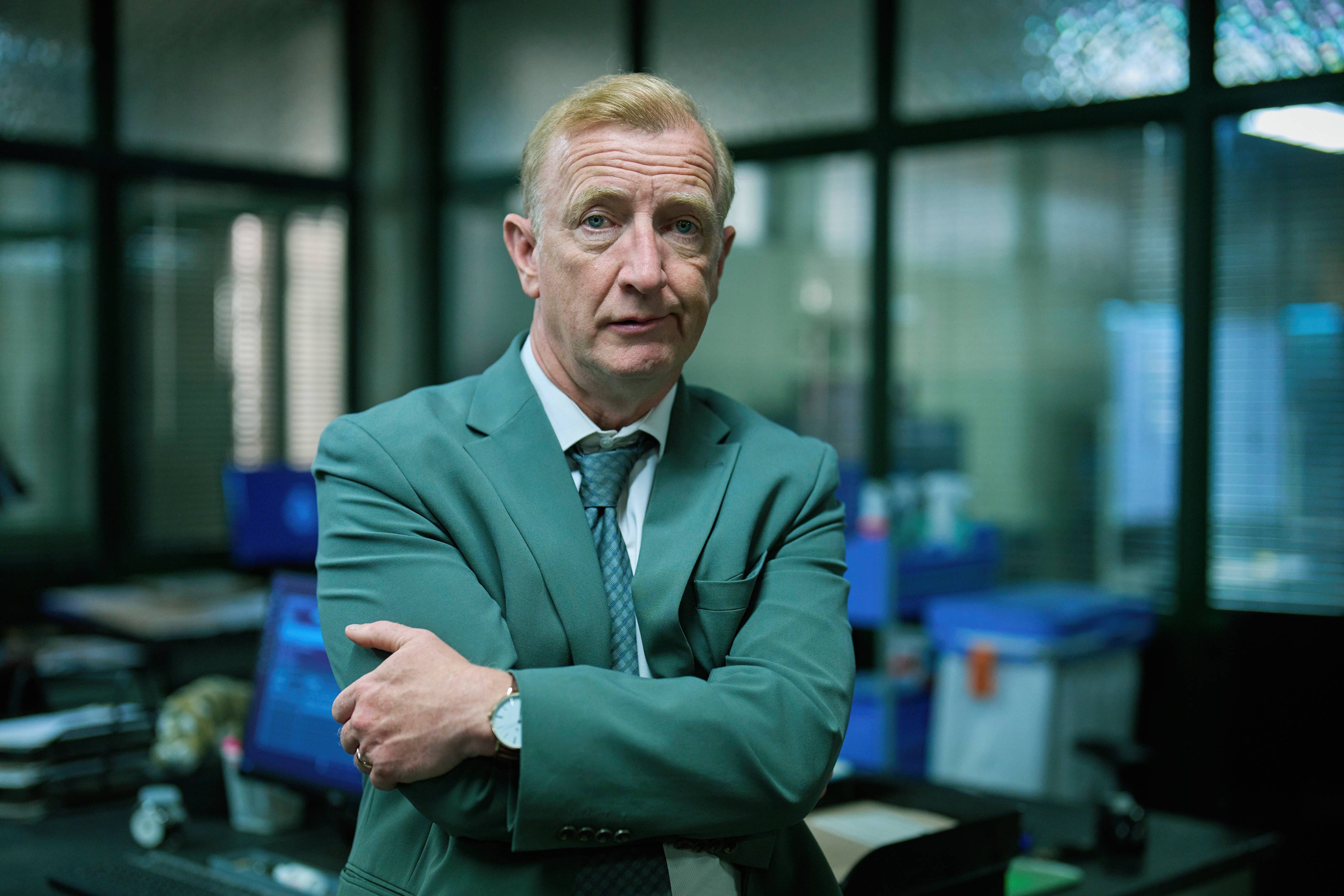 Steffan Rhodri as DCI Clarke in Death Valley