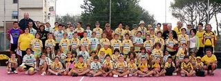 The kids of the first Pantani camp