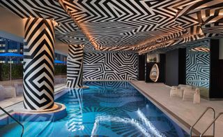 Swimming pool at W Hotel Brisbane, Australia