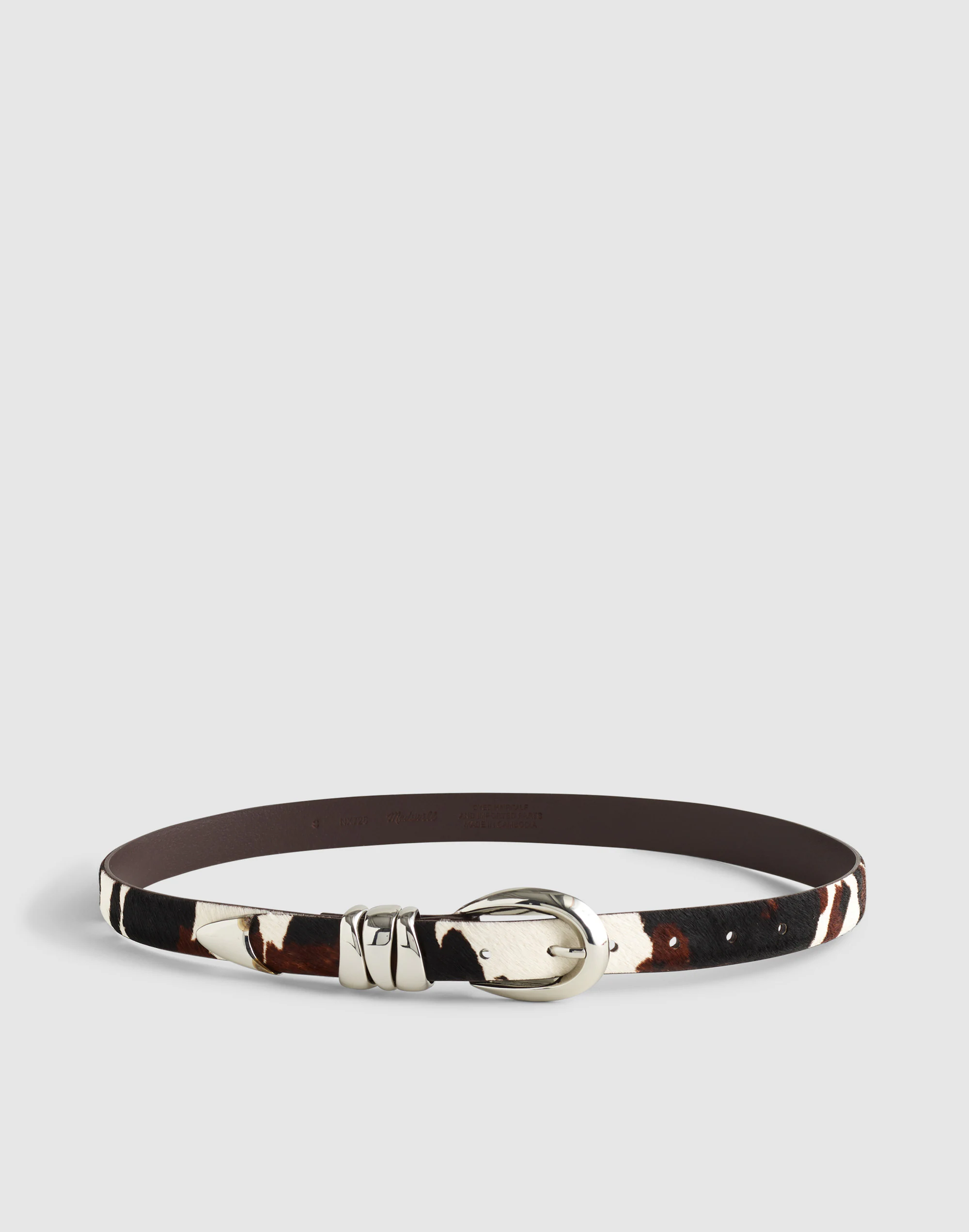 Triple Metal Keeper Belt