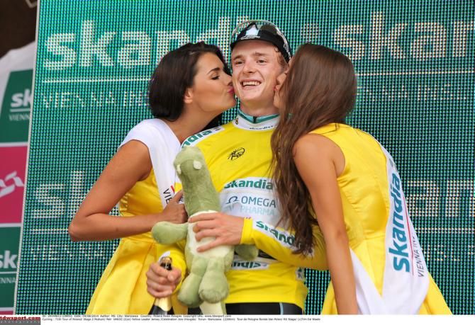 Petr Vakoč (Omega Pharma-Quick Step) takes over the race lead with his win