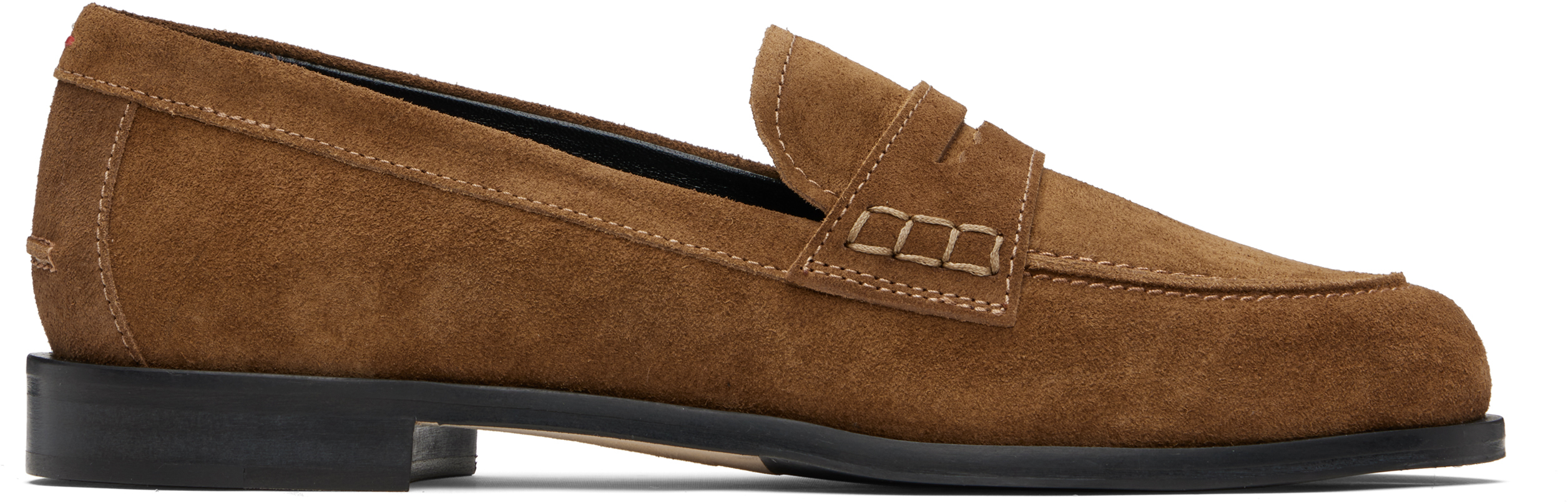 Tan Oscar Suede Loafers