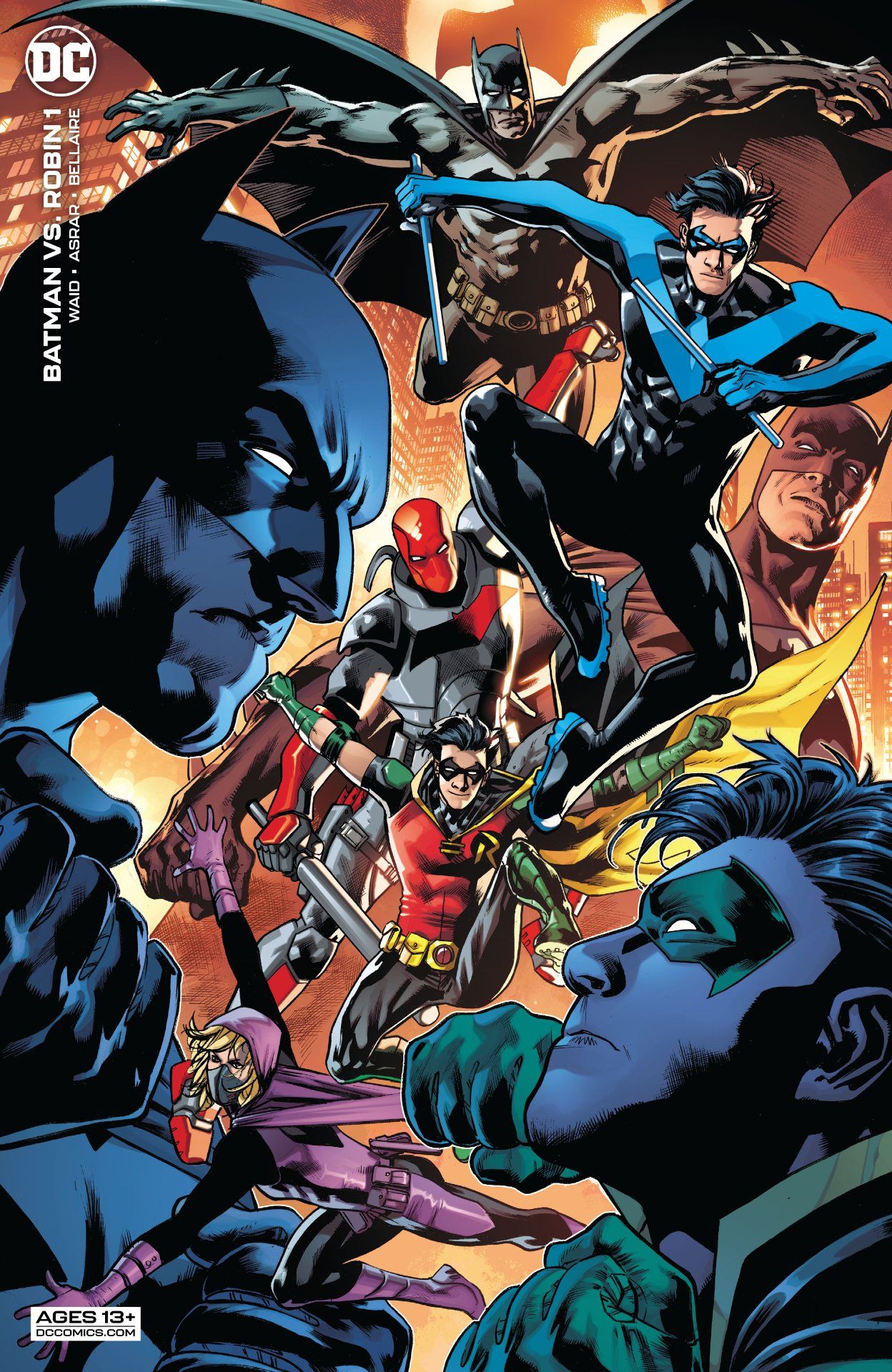 Batman vs. Robin #1 covers