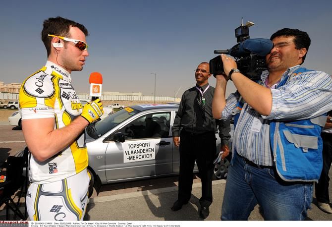 Mark Cavendish interviewed by Al Jazeera in 2009