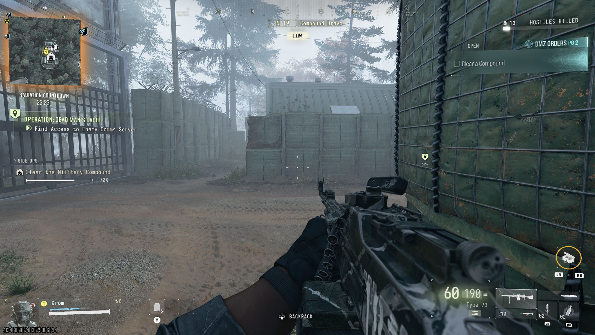 Modern Warfare 4 DMZ - Clearing a compound