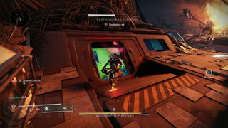 Destiny 2 Vesper's Host nuclear core safe room during puppeteer damage phase